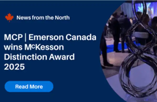 MCP/Emerson Canada Recognized with McKesson Canada’s 2025 Distinction Award